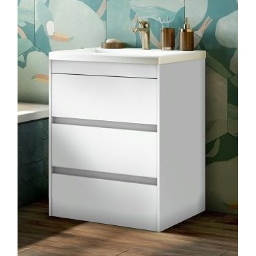 картинка Тумба под раковину Bianco Lucido 57,6 см Art&Max Family FAMILY-580-3C-PIA-BL от магазина Сантехстрой