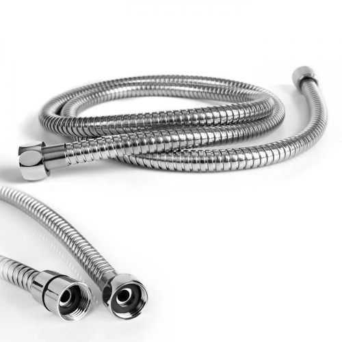 картинка Душевой шланг Azario 150 см металлическая оболочка, хром (AZ-SW-1,5-PC) от магазина Сантехстрой