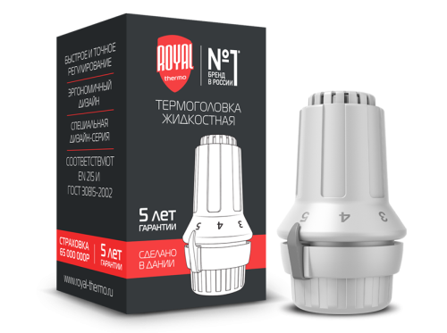 картинка Термоголовка жидкостная ROYAL THERMO Click от магазина Сантехстрой
