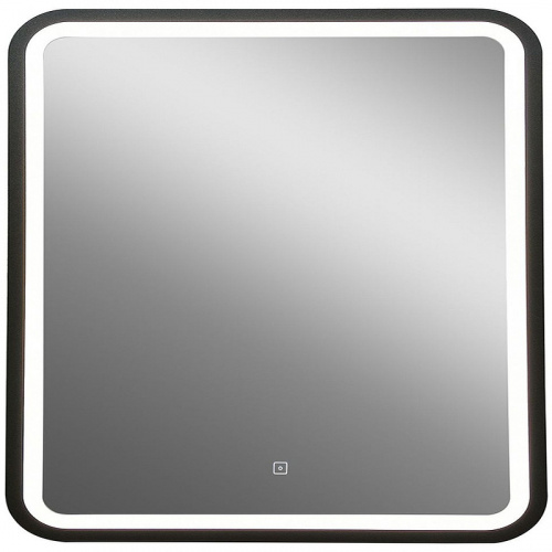 картинка Зеркало Art&Max am-gen-800-800-ds-f Черное от магазина Сантехстрой
