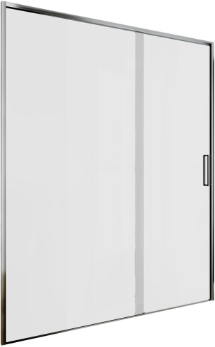 картинка Душевая дверь Aquanet Pleasure Evo 150 AE65-N150-CT профиль хром, прозрачное стекло от магазина Сантехстрой