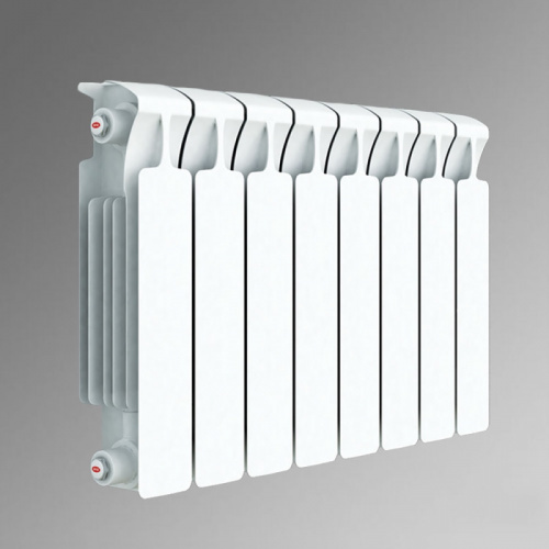 картинка Радиатор биметаллический RIFAR BASE Ventil 500 х 6 секций подключение боковое (1200 Вт) (RB50006) от магазина Сантехстрой
