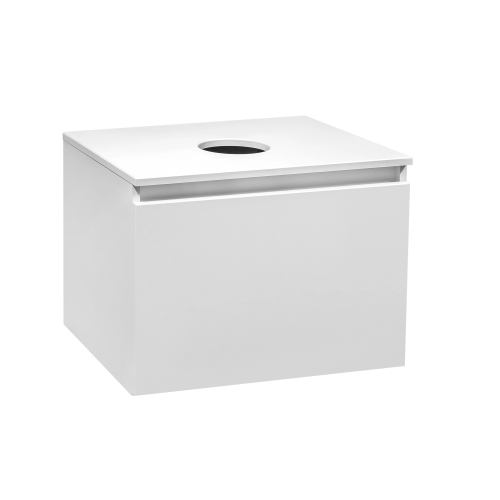 картинка Тумба Runo Бари 60 белая под накладной умывальник (00-00001473) от магазина Сантехстрой