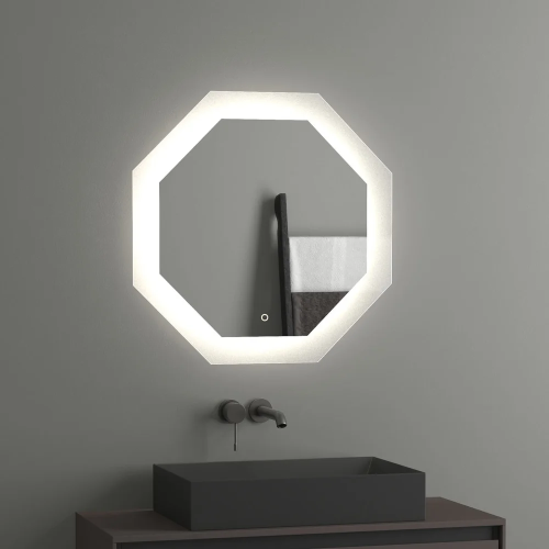 картинка Зеркало Evoform Ledshine BY 2604 70х70 от магазина Сантехстрой