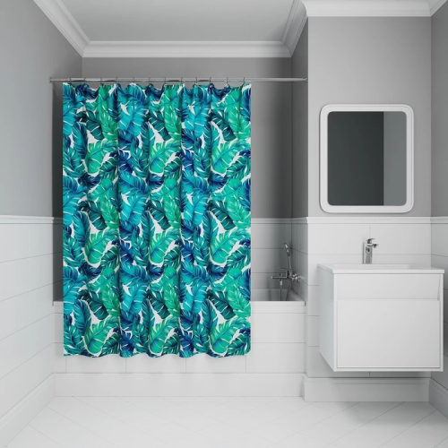 картинка Штора для ванной, 200x180 см, Полиэстер, IDDIS (BF05P18i11) от магазина Сантехстрой