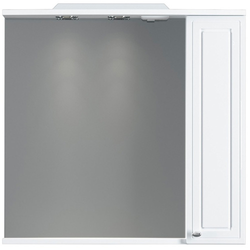 картинка Зеркальный шкаф 75х75 см белый глянец R Damixa Palace One M41MPR0751WG от магазина Сантехстрой