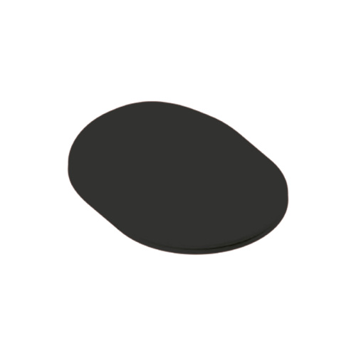 картинка Artceram CHIC Сиденье для унитаза с микролифтом, цвет черный матовый, петли хром от магазина Сантехстрой
