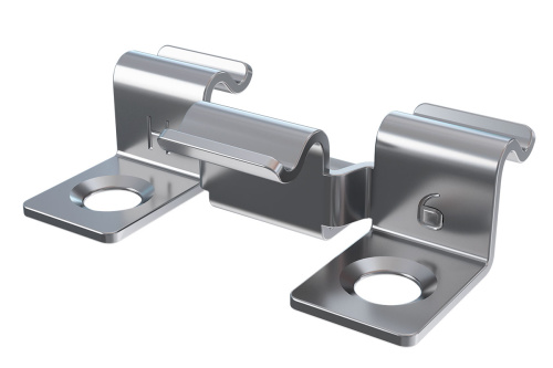 картинка HILST Клипса HILST Premium 3D (металл), 6мм (упак. 100шт) от магазина Сантехстрой