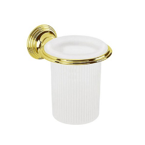 картинка Colombo Hermitag Стакан подвесной, цвет: PVD золото/матовое стекло от магазина Сантехстрой