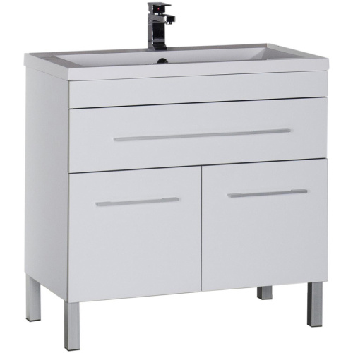 картинка Тумба под раковину Aquanet 182708 Белая от магазина Сантехстрой