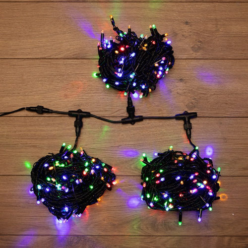 картинка Гирлянда LED ClipLight 24V,  3 нити по 20 м,  свечение с динамикой,  цвет диодов Мульти от магазина Сантехстрой