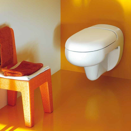 картинка LAUFEN Florakids Унитаз подвесной с глубоким смыванием 520х310х300 мм, ,цвет  белый от магазина Сантехстрой