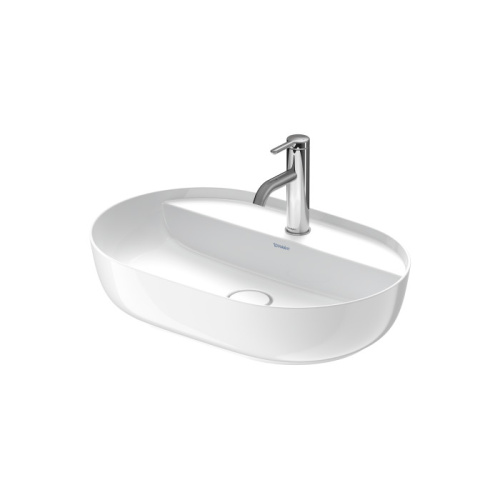 картинка Duravit Luv Раковина на столешницу 600мм Luv, цвет белый, без переливас площадкой, с 1 отв. под смеситель (СПЕЦЦЕНА) от магазина Сантехстрой