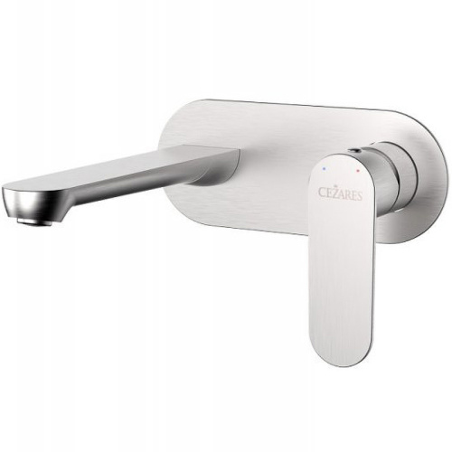 фотография смеситель для раковины cezares stylus stylus-bli1-in-w0 сатин