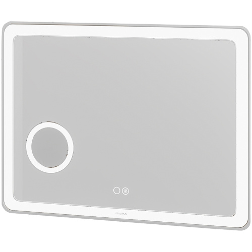 картинка Зеркало Grossman Leo 100 1610080 с подсветкой с сенсорным выключателем с подогревом от магазина Сантехстрой