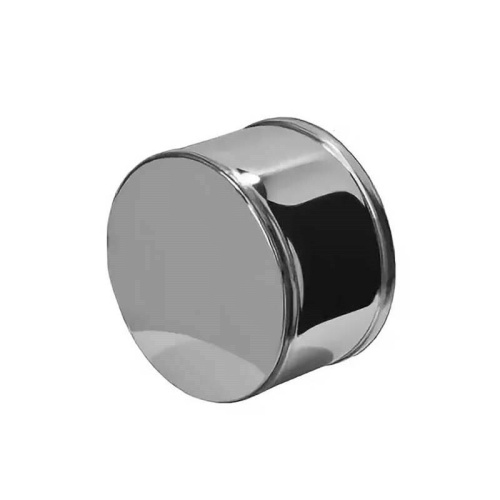 картинка Заглушка внешняя д/трубы (430/0,5мм) d140 нижняя Феррум от магазина Сантехстрой