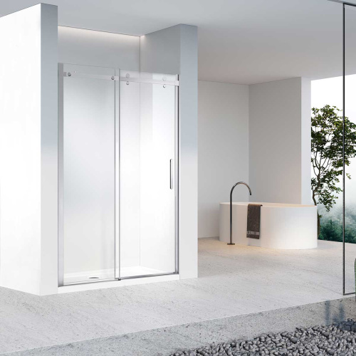 картинка Душевая дверь Como-N VDS-4CN120CL, 1200, хром, стекло прозрачное от магазина Сантехстрой