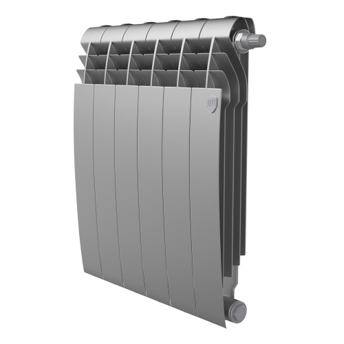 картинка Радиатор Royal Thermo BiLiner 500 Silver Satin VR80 - 6 секц. от магазина Сантехстрой