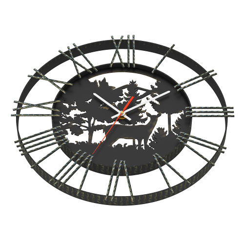 картинка Часы кованные Везувий "Русский Лес" от магазина Сантехстрой