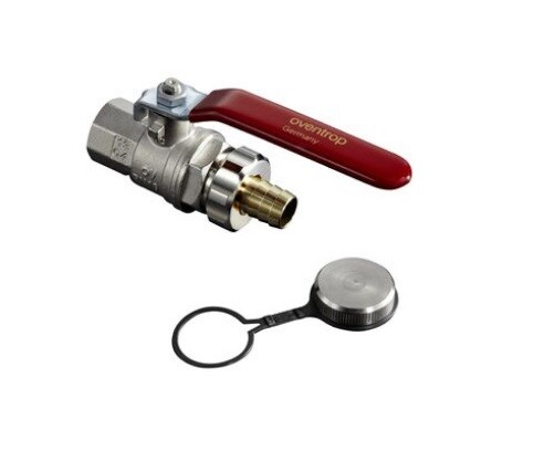 картинка Кран шаровой, латунь PN16, 120С, Ду20, 3/4" В от магазина Сантехстрой