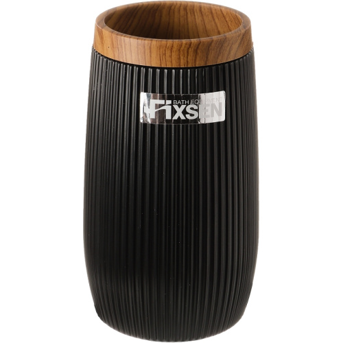 картинка Стакан для зубных щеток Fixsen Black Boom FX-411-3 Черный от магазина Сантехстрой
