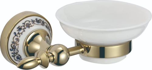 картинка Мыльница Savol 68b (S-06859B) керамическая с настенным держателем от магазина Сантехстрой