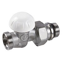 картинка Прямой отсечной клапан 1/2"x16 мм, хромированный от магазина Сантехстрой