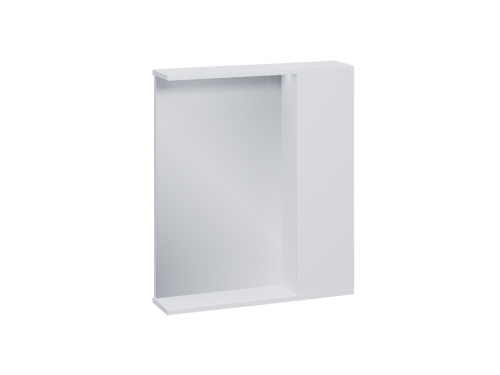 картинка Зеркало-шкаф с LED подсветкой Volna Lake 60 правое (белый) от магазина Сантехстрой