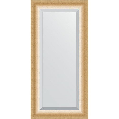 картинка Зеркало Evoform Exclusive 116х56 BY 1151 с фацетом в багетной раме - Травленое золото 87 мм от магазина Сантехстрой