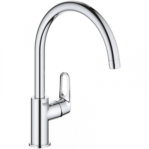 картинка смеситель для кухни grohe 31230001 хром