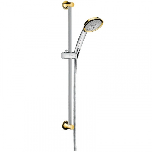 картинка Душевой гарнитур Hansgrohe Raindance Classic 27843090 Хром Золото от магазина Сантехстрой