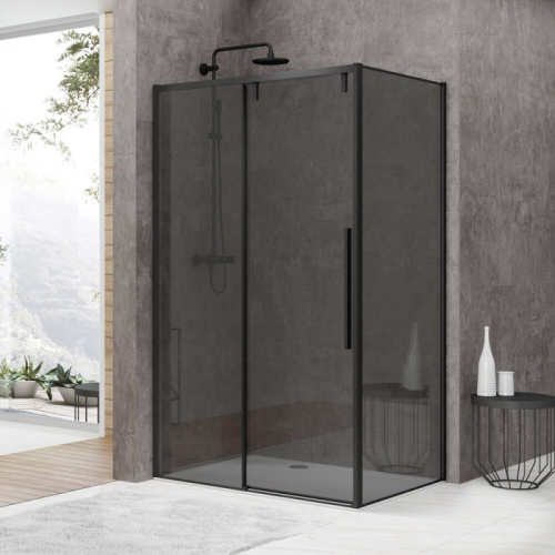 картинка Душевой уголок 120х80 см Black & White Stellar Wind 8988012 серое от магазина Сантехстрой