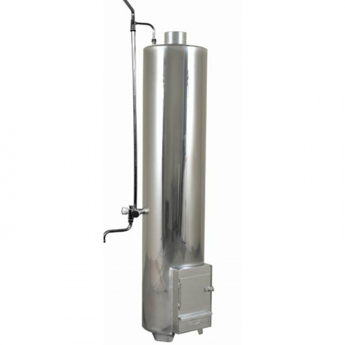 картинка КВЭ-II-90 ТРКВ202 Колонка водогрейная со встроеной топкой, емкость бака 90 л. (прав.) от магазина Сантехстрой