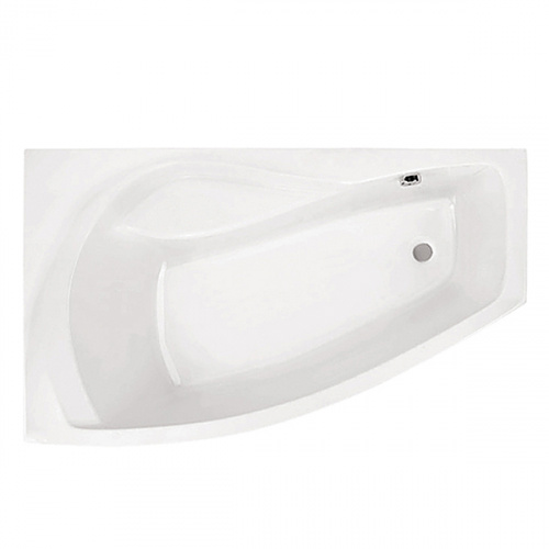 картинка 1.WH11.1.991 МАЙОРКА XL 160х95 ванна асимметричная акриловая левосторонняя белая от магазина Сантехстрой