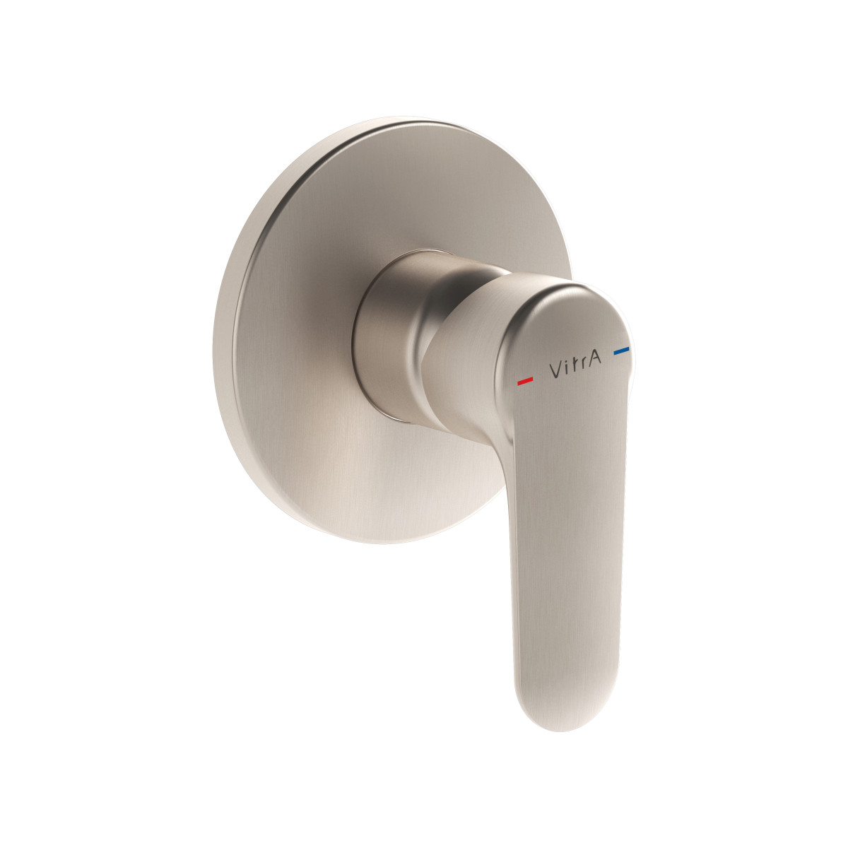 картинка Встраиваемый смеситель для ванны VitrA Root Round A4272834EXP брашированный никель от магазина Сантехстрой