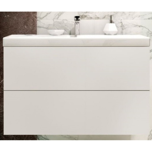 картинка Тумба под раковину Art&Max Verona AM-Verona-Push-900-2C-SO-BI-TS bianco stampato opaco от магазина Сантехстрой
