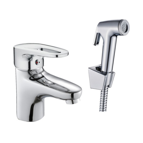 картинка Смеситель для раковины с гигиеническим душем Haiba (HB1268) от магазина Сантехстрой