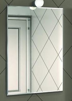 картинка Зеркало Акватон Лиана 65 1A166102LL010 Белое от магазина Сантехстрой