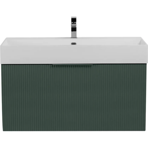 картинка Тумба под раковину Cezares Premium 55445 90,4 см, подвесная, Plisse Verde Opaco от магазина Сантехстрой