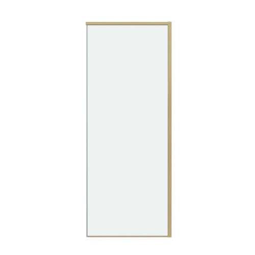 картинка Душевая перегородка 200.K33.01.80.32.00 Galaxy (80*195) золото сатин, стекло прозрачное, 1 место от магазина Сантехстрой
