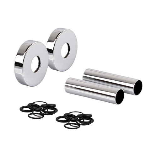 картинка Комплект декоративных трубок SR Rubinetterie 70хD 18-20-1/2" цвет хром от магазина Сантехстрой