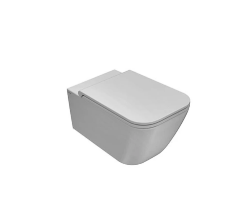 картинка Унитаз подвесной Globo STS05BI STONE 52см, крепеж в комплекте, цвет белый от магазина Сантехстрой