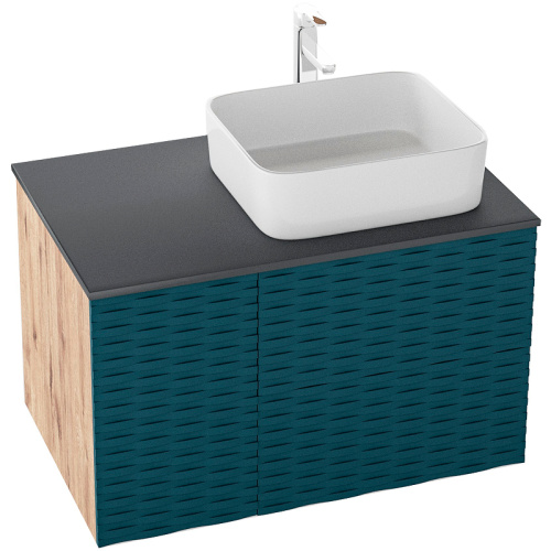 картинка Тумба под раковину Grossman Альба 80 108012 подвесная Веллингтон Бриз от магазина Сантехстрой