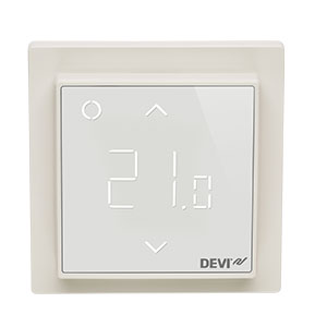 картинка Терморегулятор DEVIreg™ Smart интеллектуальный с Wi-Fi, белый, 16А от магазина Сантехстрой