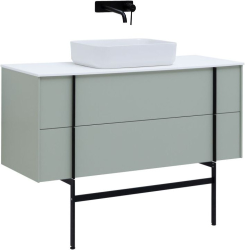 картинка Тумба под раковину Allen Brau 1.32008.pwm Зеленая от магазина Сантехстрой