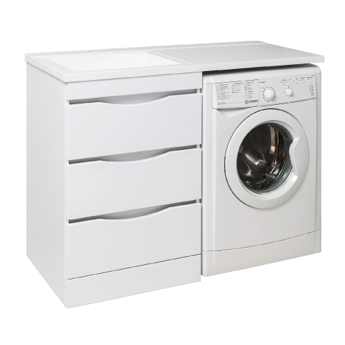 картинка Тумба под раковину Runo  (под умывальник Гамма 120 лайт левое/ правое крыло) Орион 60 (УТ000003442) от магазина Сантехстрой