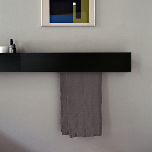 картинка Agape Sen Полотенцедержатель настенный 40cм, цвет черный от магазина Сантехстрой