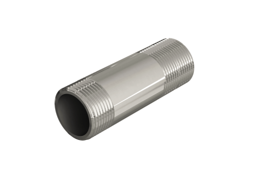 картинка Сгон, прямой, НН, 3/4", 3/4", длина сгона, мм-100, TIN латунь от магазина Сантехстрой