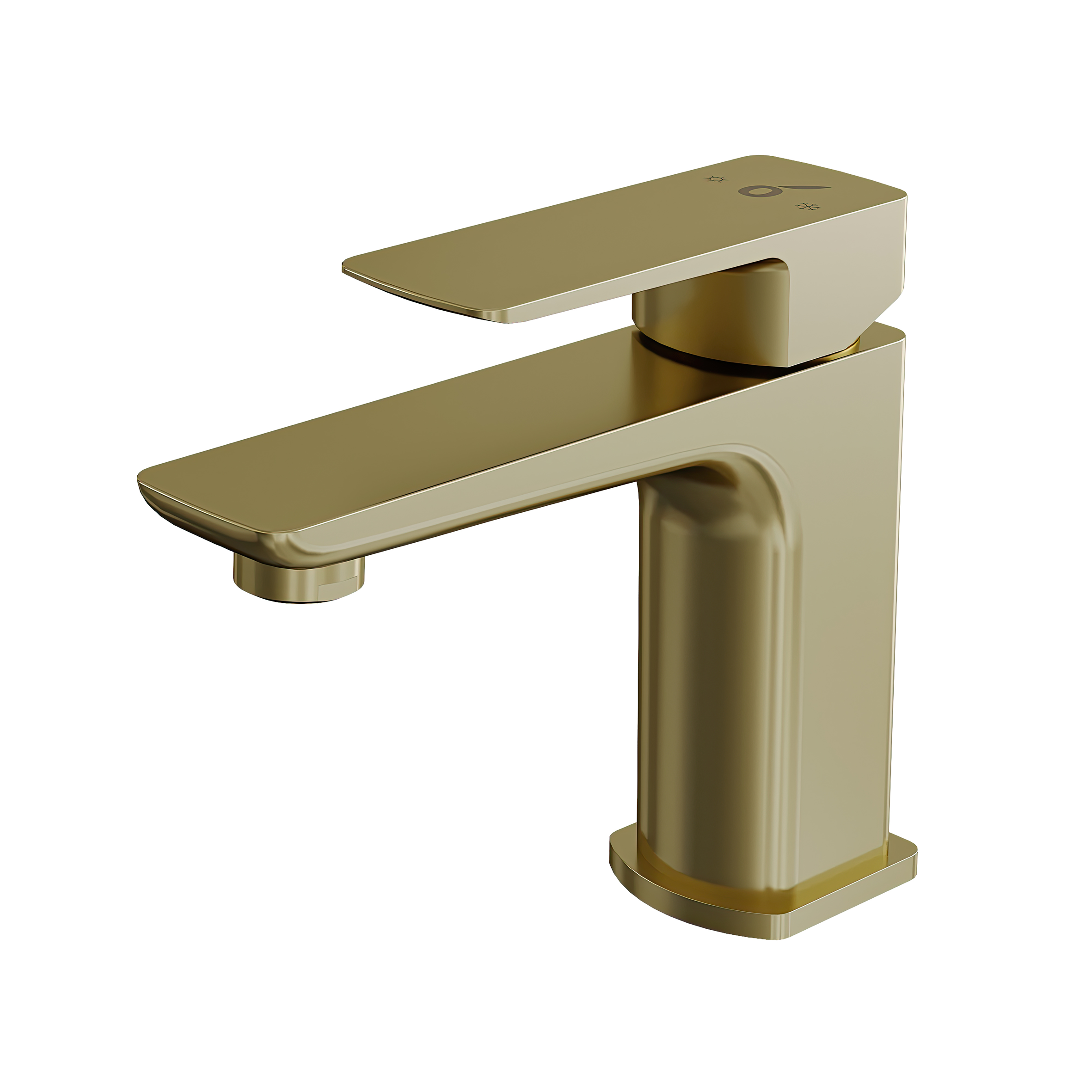 картинка Смеситель для раковины OliveekaOL-139003-BG, золотой матовый от магазина Сантехстрой