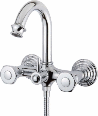изображение смеситель cezares aphrodite-v-01-o для ванны с душем, хром, ручки металл